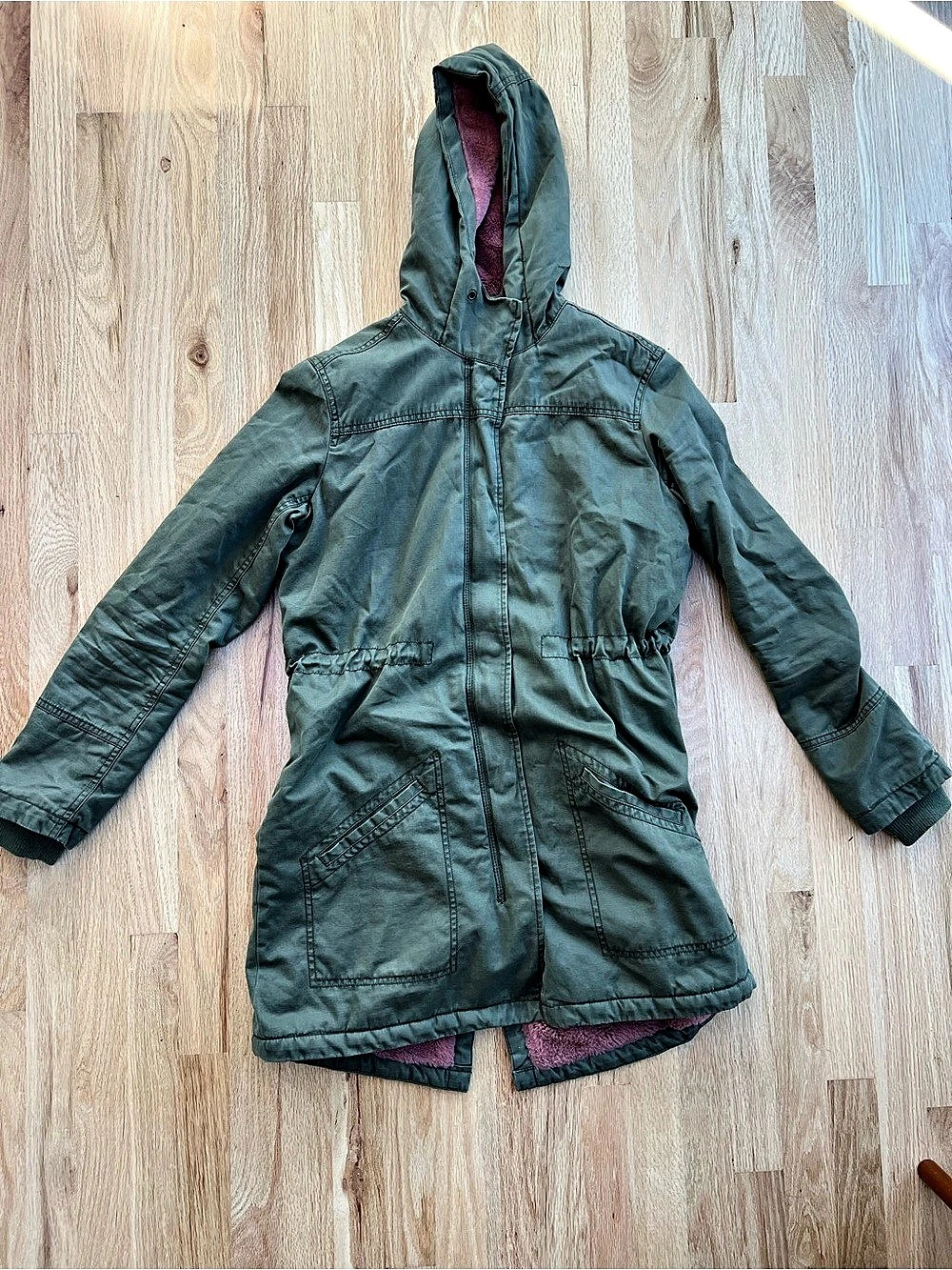 Old Navy Hooded Faux-Fur-Lined Parka Women's Small Tall